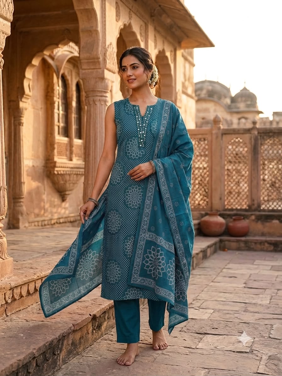 BANDHANI DRESS