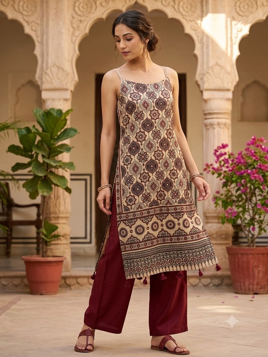 AJRAKH MASHRU SILK