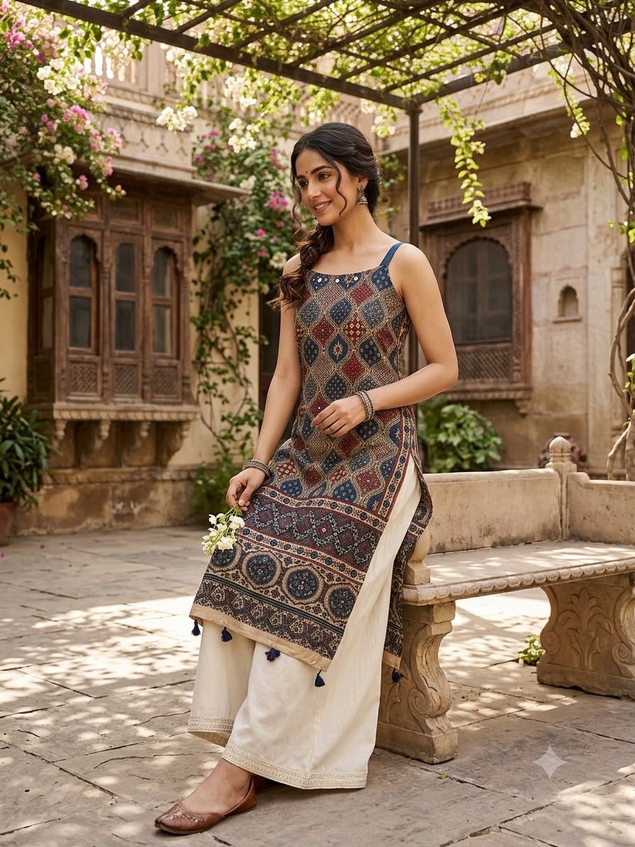 AJRAKH MASHRU SILK