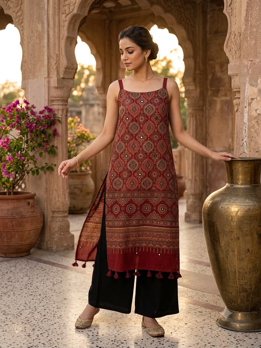 AJRAKH MASHRU SILK