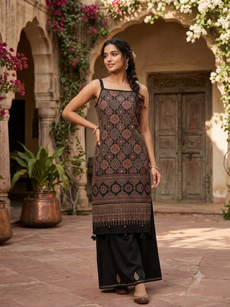 AJRAKH MASHRU SILK
