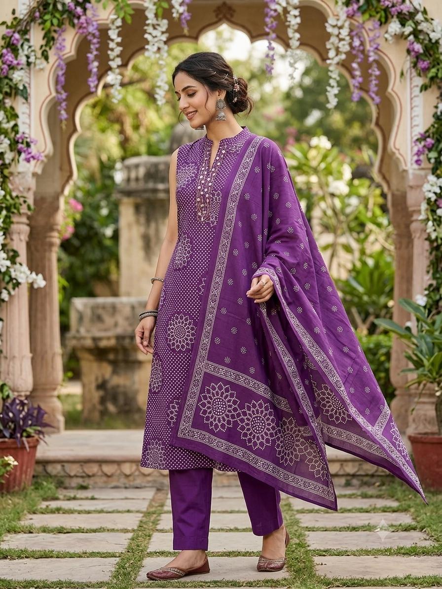 BANDHANI DRESS