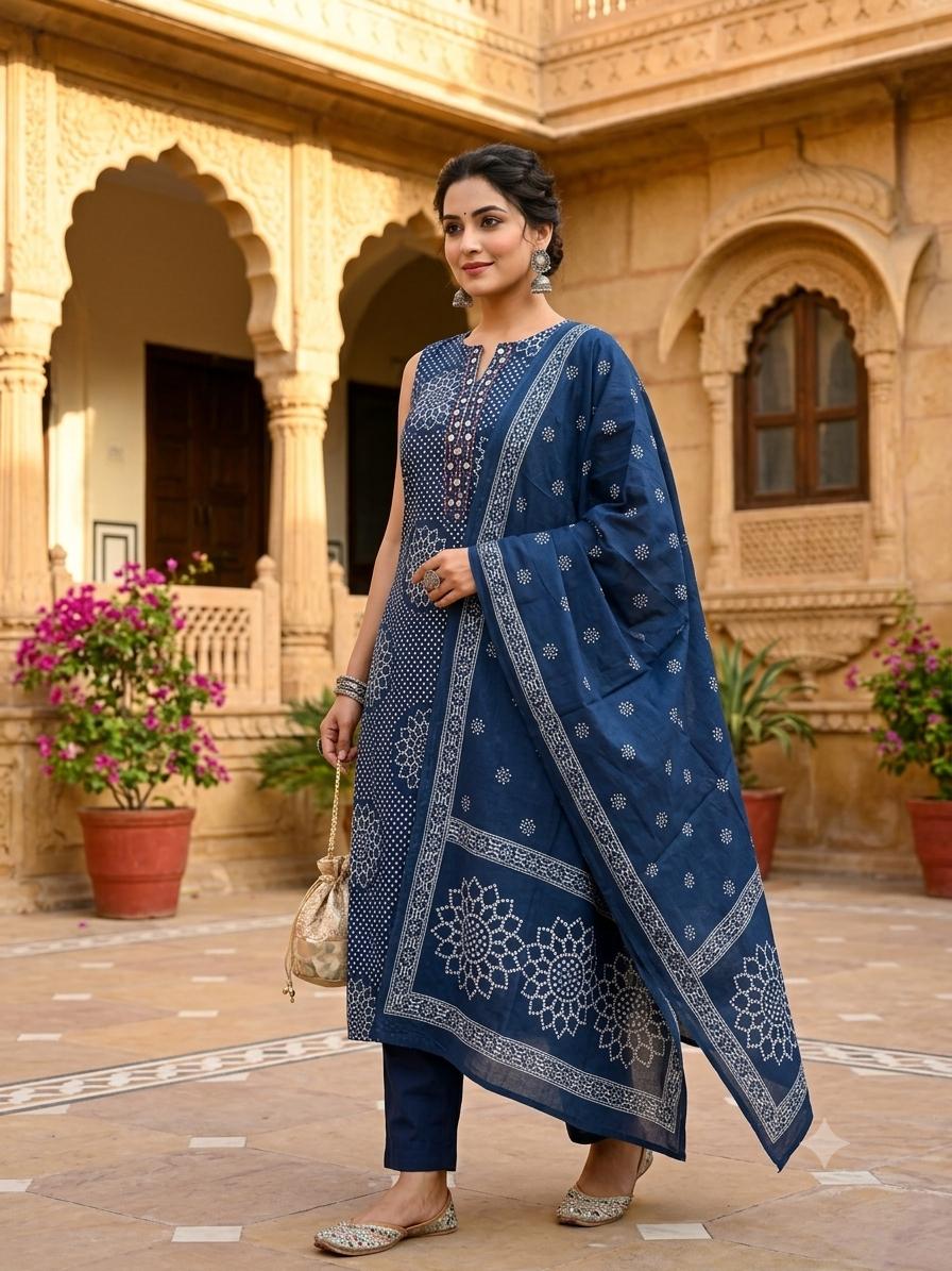 BANDHANI DRESS