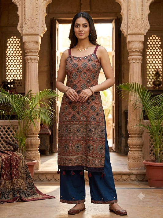 AJRAKH MASHRU SILK